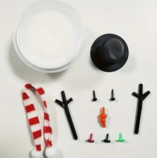 Sensory dough snowman kit