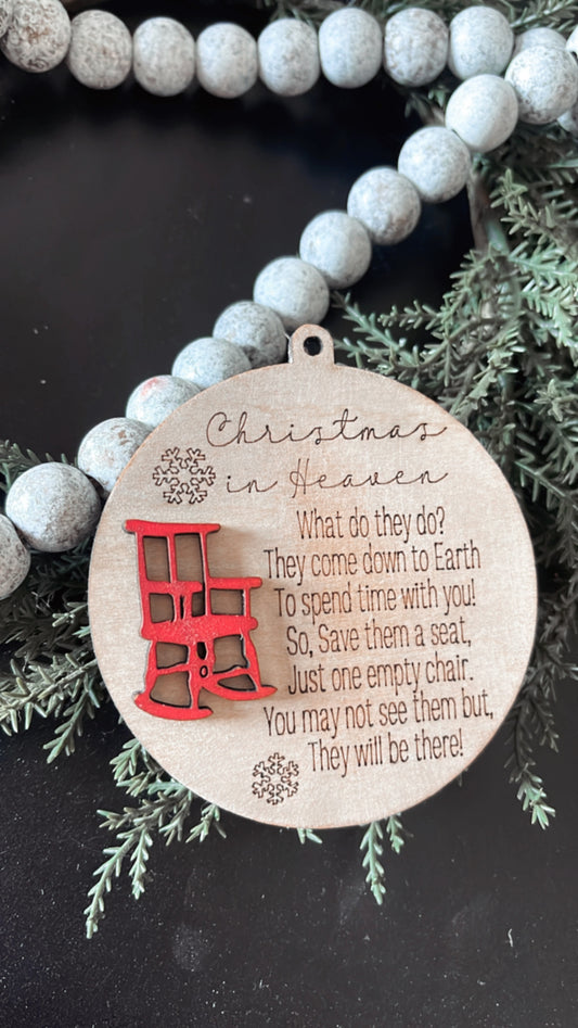 Christmas in Heaven Ornament