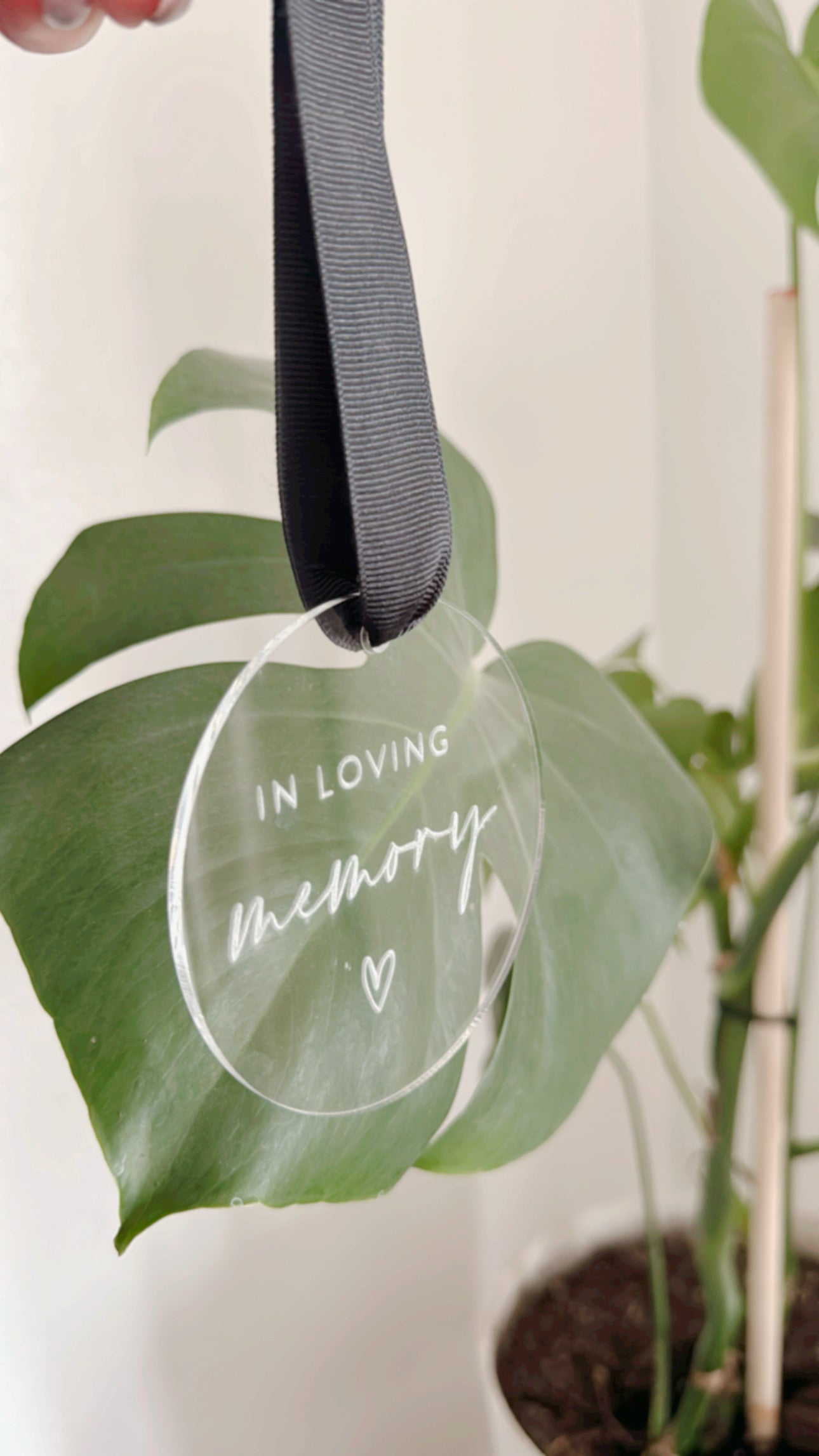 In loving memory acrylic Ornament